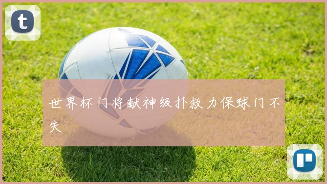 世界杯门将献神级扑救力保球门不失